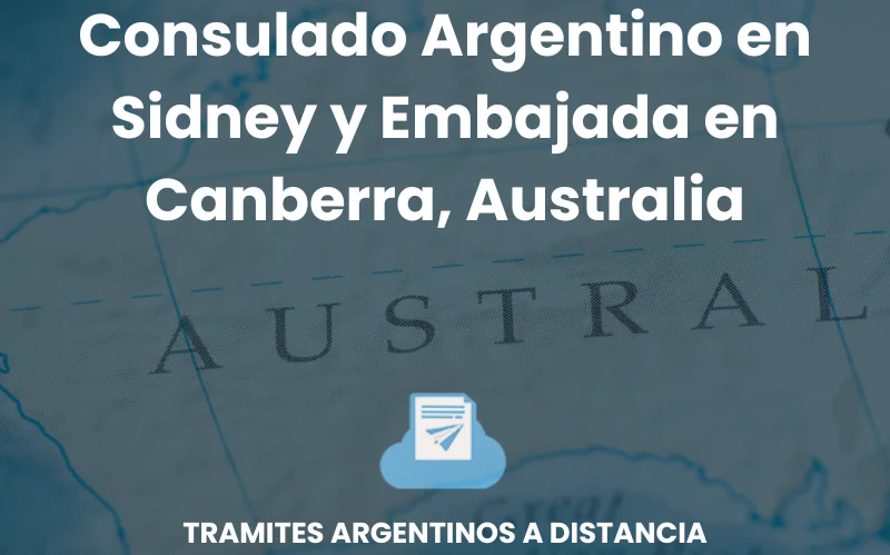 Consulado Argentino en Sidney y Embajada en Canberra, Australia
